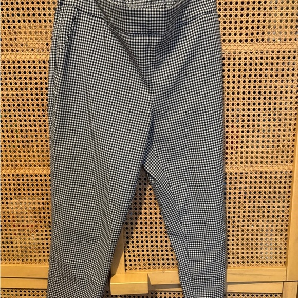 Rachel Zoe Women Pants 8 Black and white Gingham  Mid Rise Regular Fit - Picture 1 of 3